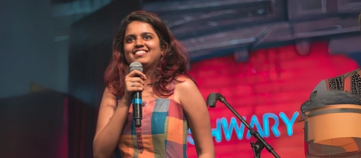 Aishwarya Mohanraj Aishwarya Mohanraj is an Indian stand-up comedian, writer, storyteller, and trending YouTuber
